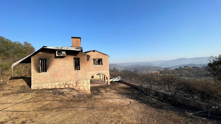 EL INCENDIO EN TALA HUASI.