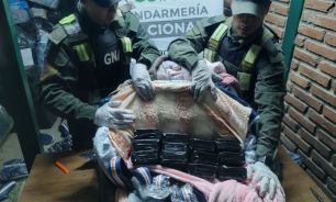 11-10-2023 operativo Gendarmería Nacional Sinsacate cocaína oculta