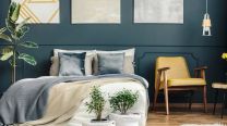 6 colores para la pared de tu dormitorio: gris claro, tonos aguamarina, blanco y más