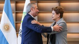 Alberto Fernández se reunió con Dilma Rouseff.