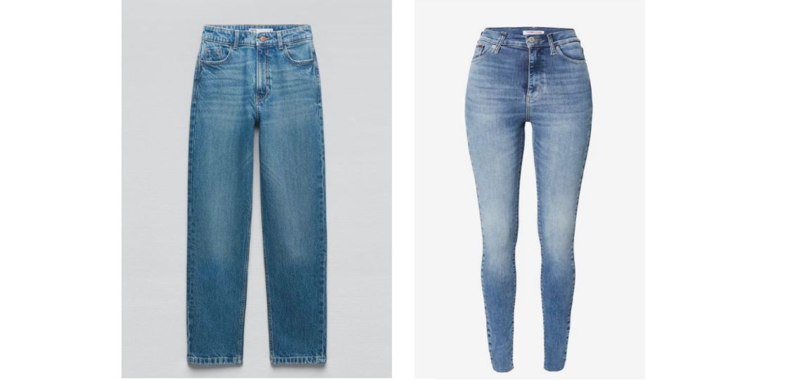 Skinny jeans vs. mom jeans: cuál llevar según tu estilo