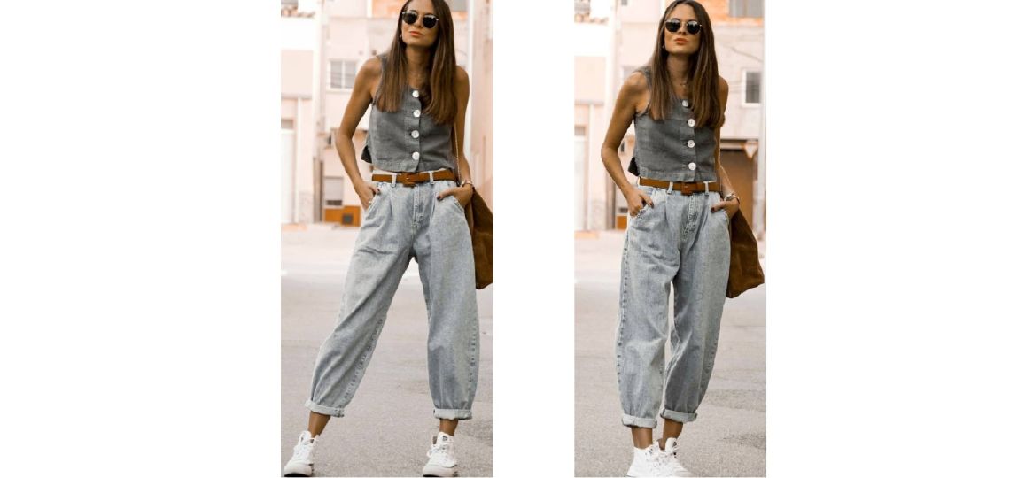 Tendencia slouchy jeans: los protagonistas de París que llevarás en el 2023 2024