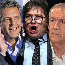 Patricia Bullrich, Sergio Massa, Javier Milei, Juan Schiaretti, Myriam Bregman.