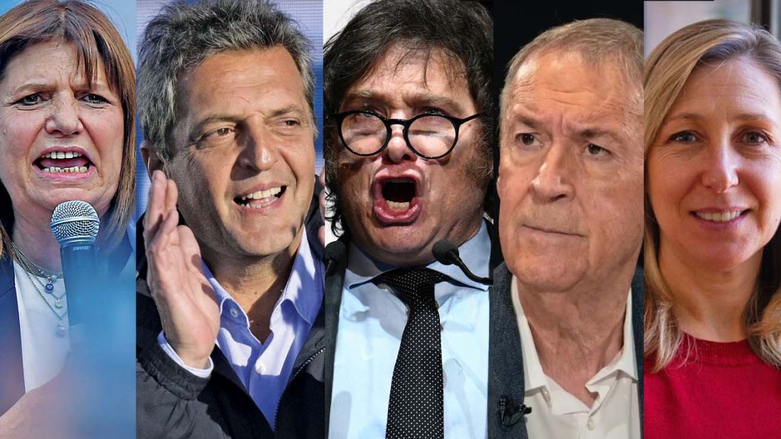 Five candidates for the Casa Rosada
