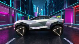 Aquí el cuarto miembro de la serie de vehículos de concepto de Nissan, el Hyper Punk.