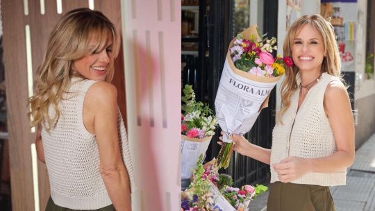Chaleco tejido: Mariana Fabbiani propone 3 opciones ideales para esta temporada