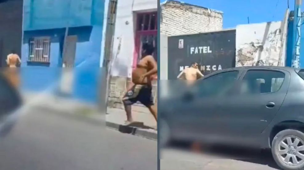 Infidelidad viral en Salta: amante fue perseguido completamente desnudo en pleno centro