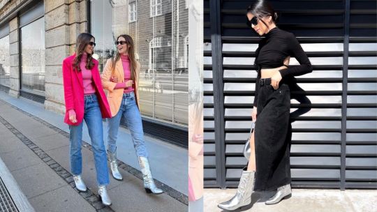 Botas cowboy plateadas: porqué serán tu nueva obsesión esta temporada