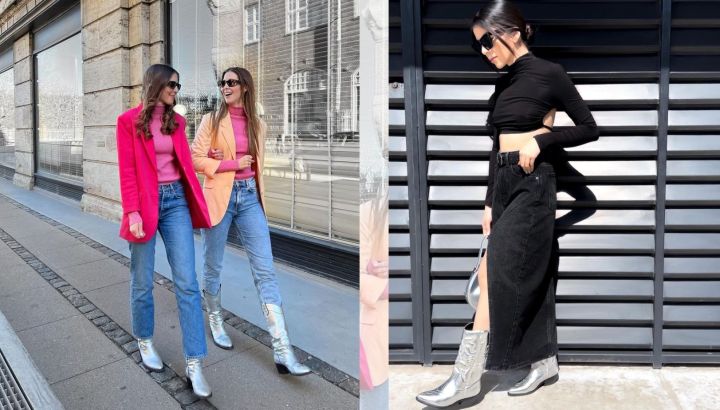 Los jeans de tiro alto perfectos para llevar con botas en invierno 2025 y ser la mejor vestida