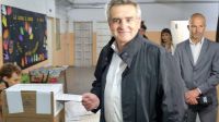 Agustín Rossi, candidato a vicepresidente votó en la ciudad de Rosario, Santa Fe