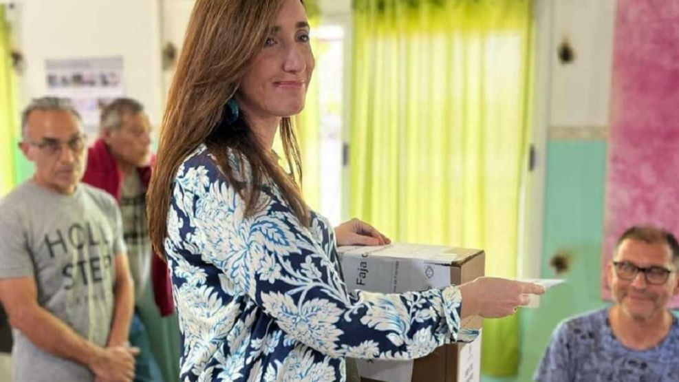 Victoria Villarruel, la candidata a Vicepresidenta votó