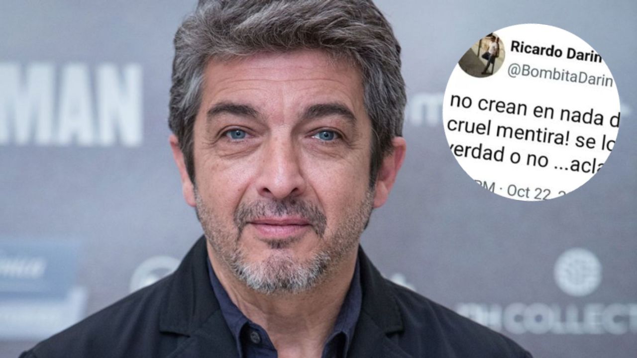 El fuerte descargo de Ricardo Darín luego de que se viralizara una fake  news sobre él: 