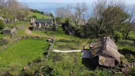 Galboly, condado de Antrim, uno de los pueblos fantasma de Irlanda.