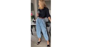 Slouchy jeans: por qué favorece a cualquiera y son considerados los jeans anchos del verano 2026