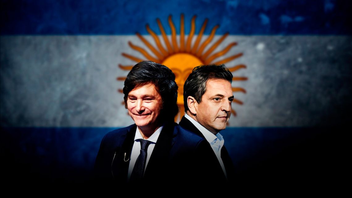 Election 2023 will go to a presidential run-off: Javier Milei and Sergio Massa.