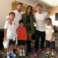 Así es la remera de medio millón de pesos que usó Mateo Messi en el recital de Ed Sheeran