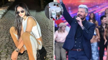 Marcelo Tinelli y Zaira Nara 