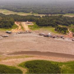 Este sorprendente hallazgo tuvo lugar en las costas de la ciudad brasilera de Manaos, por la sequía del Amazonas.