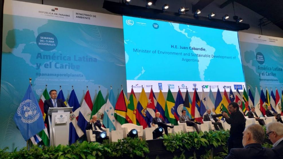 Cabandié en la cumbre de las Naciones Unidas para Latinoamérica