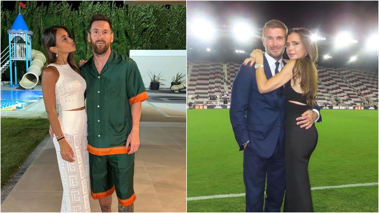 Những nụ hôn từ Miami": Lionel Messi và Antonela Roccuzzo ăn tối cùng vợ chồng Beckham trong một nhà hàng độc quyền | Hồ sơ