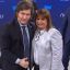 Javier Milei junto a Patricia Bullrich en los estudios de TN