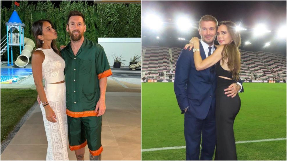 Lionel Messi y Antonela Roccuzzo con los Beckham: dónde comieron y el resto de los invitados
