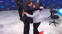 El abrazo entre Javier Milei y Patricia Bullrich 