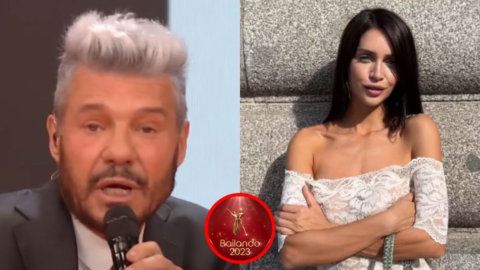 Marcelo Tinelli y Zaira Nara