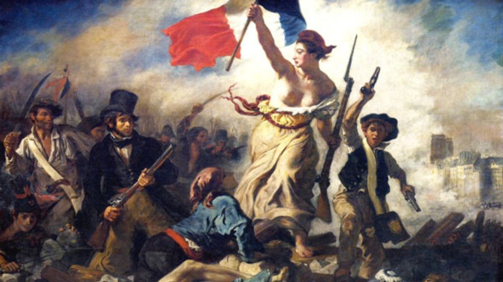 20231028 La libertad guiando al pueblo, cuadro de Eugène Delacroix