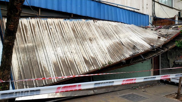DAÑOS POR EL VENDAVAL EN CÓRDOBA.