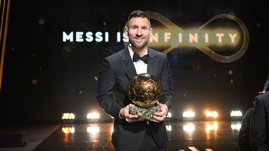 Balón de Oro: los campeones del mundo Lionel Messi y 