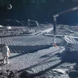 Los responsables del proyecto afirman que pueden crear un hormigón lunar a partir del polvo de la luna