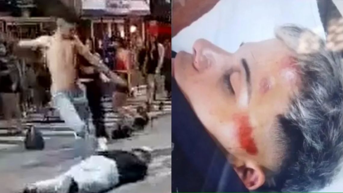 Brutal pelea a la salida de un boliche: identificaron al joven que pateó en la cabeza a un adolescente
