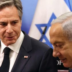 Blinken y Netanyahu | Foto:Bloomberg