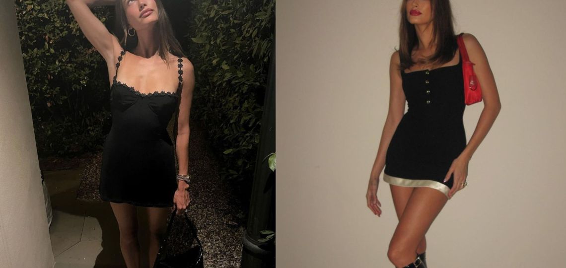  Nos inspiramos en Hailey Bieber para armar los mejores looks con mini vestido