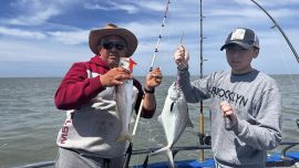 Desde octubre, se afianza la pesca en un destino que enamora a los pescadores de todo el país.