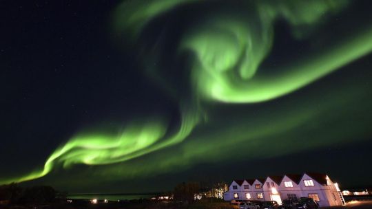 El espectáculo de auroras boreales en Noruega