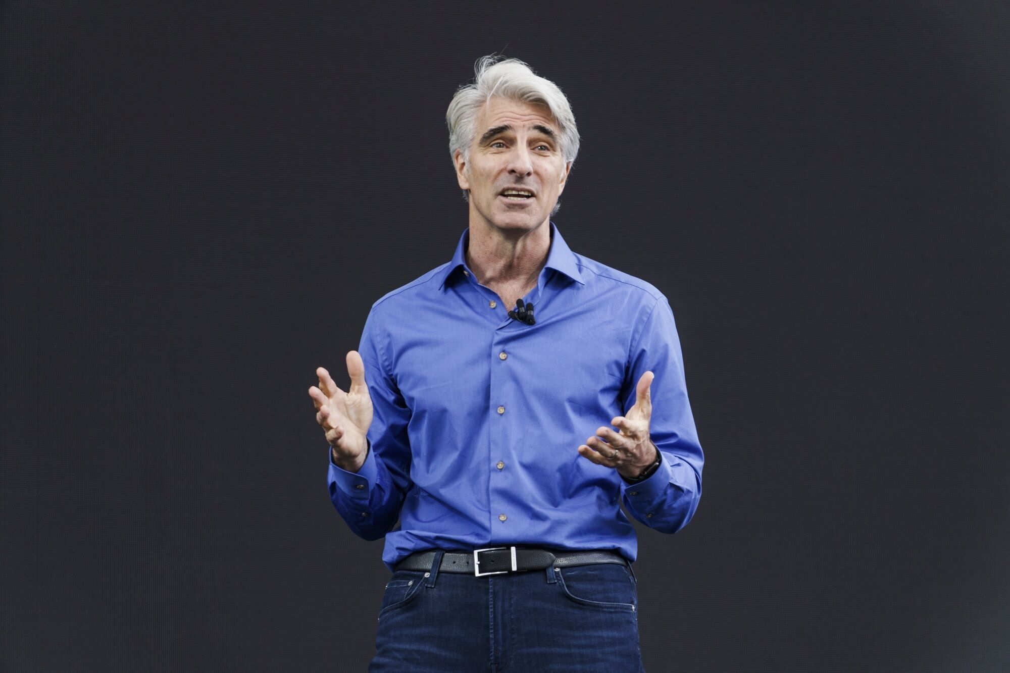 Craig Federighi, jefe de ingeniería de software de Apple.