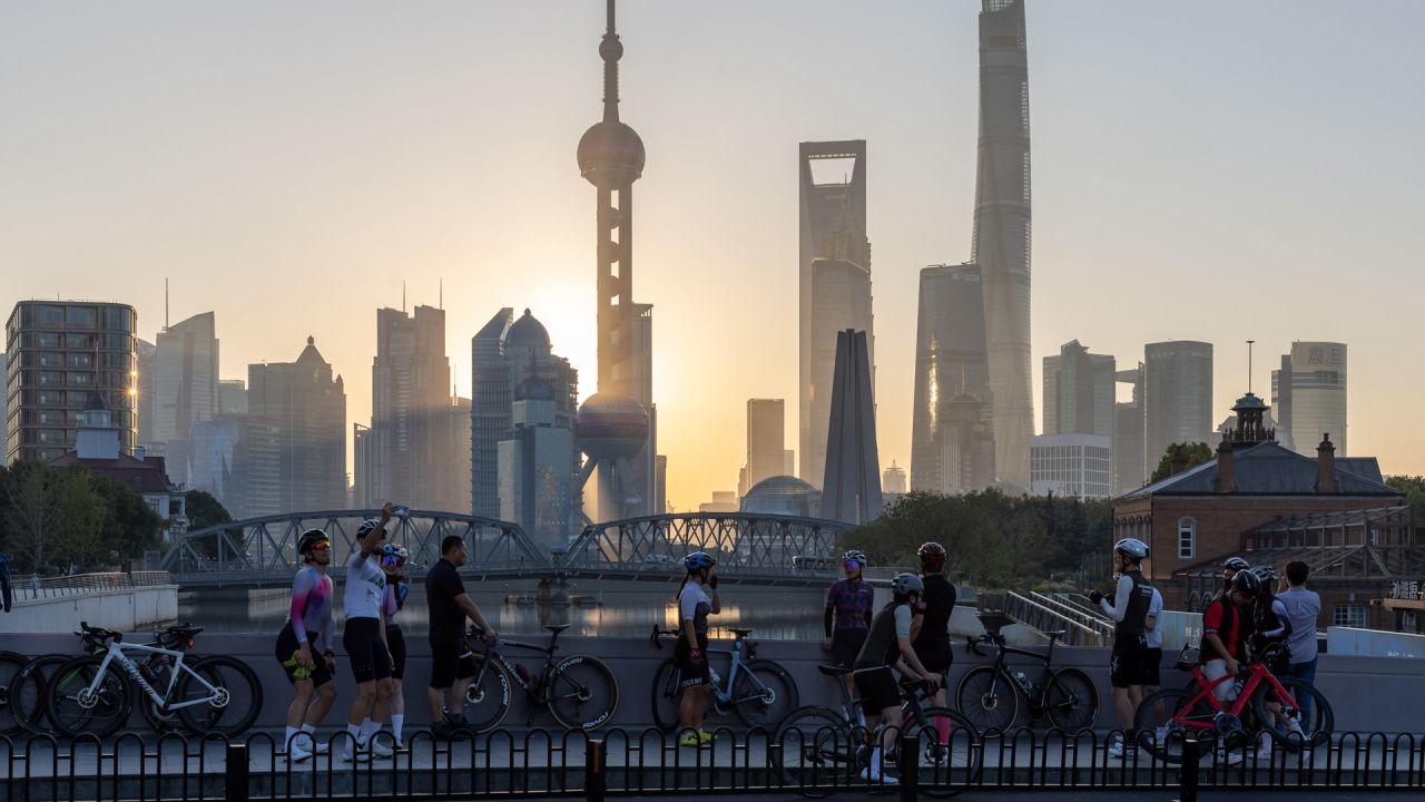 Imagen de un paisaje de la ciudad de Shanghai al amanecer. | Foto:Xinhua/Wang Xiang