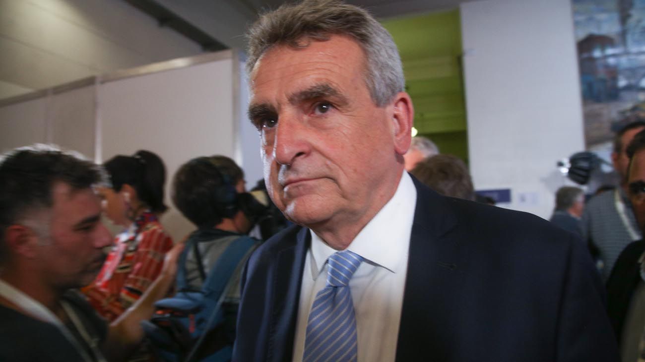 llegada de invitados al debate por el Balotaje