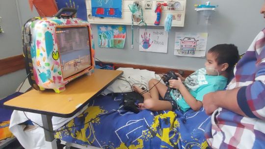 “La Guarida”: el proyecto gamer solidario que alegra a los niños hospitalizados