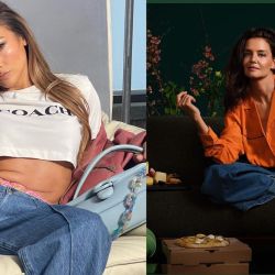 Jennifer Lopez y Katie Holmes saben como combinar los baggy jeans