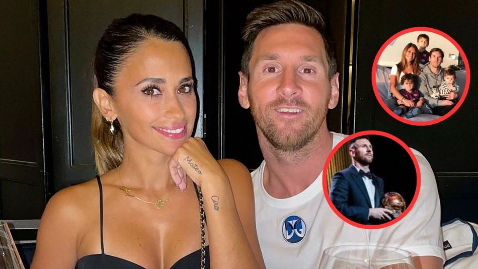 Antonela Roccuzzo y Lionel Messi