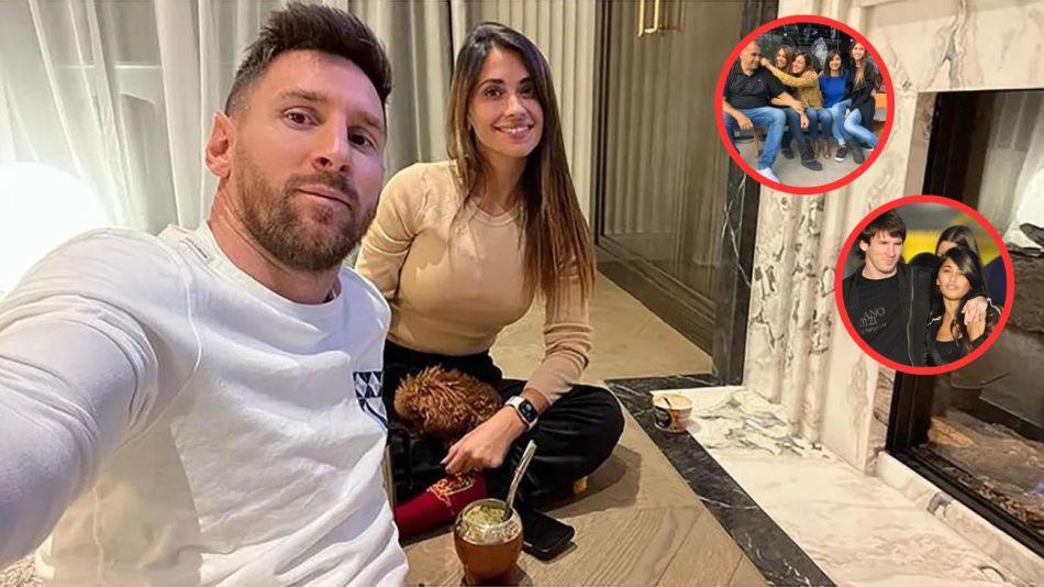 Cómo es la familia de Antonela Roccuzzo, la esposa de Lionel Messi
