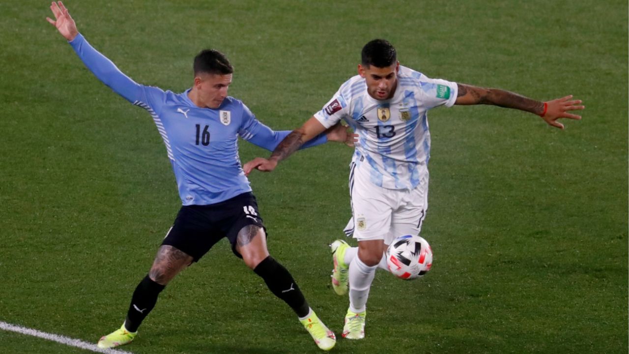 Uruguay le está ganando a Argentina en la Bombonera