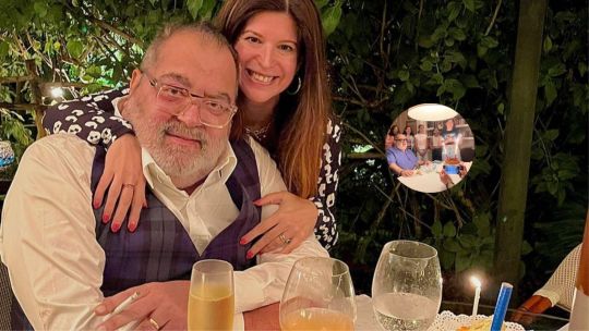Jorge Lanata se mostró en el cumpleaños de Allegra, la hija de Elba Marcovecchio