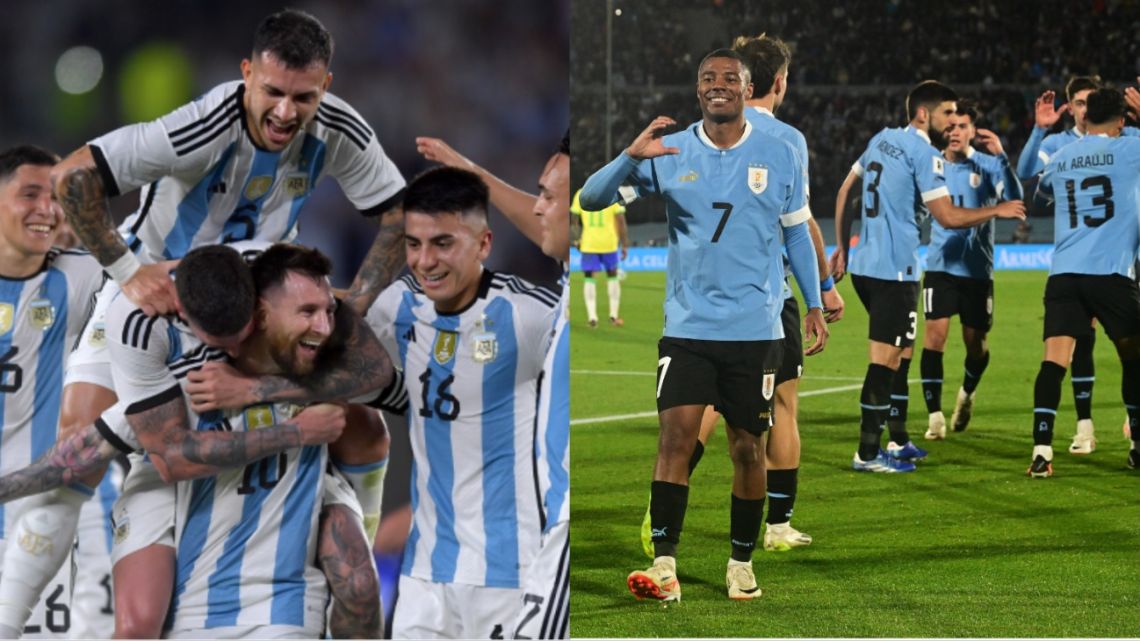 Eliminatorias: Uruguay buscará dar el golpe ante Argentina hoy a las 21 en  La Bombonera