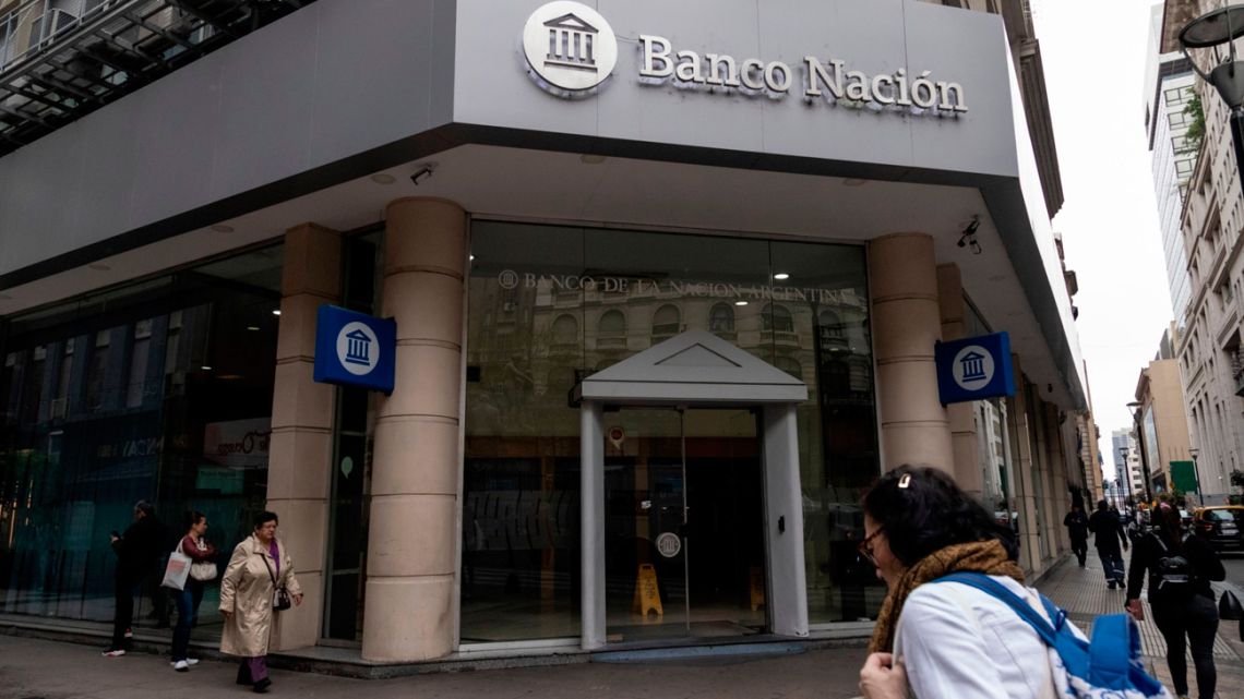 A branch of Banco Nación in Buenos Aires.