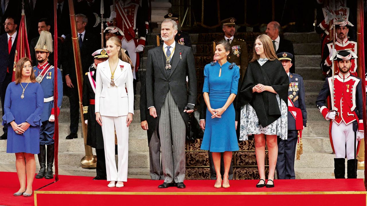 Familia real española. | Foto:AFP