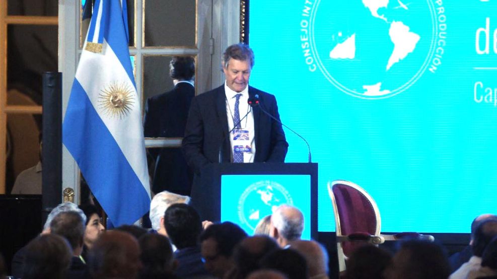 Javier Milei presenta sus propuestas ante el Consejo Interamericano de Comercio y Producción (CICyP)